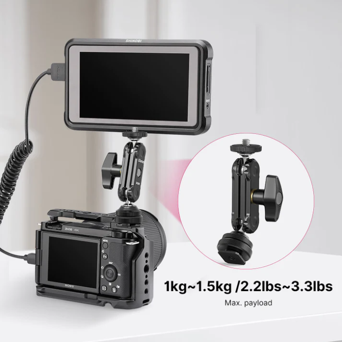 Шарнірне кріплення Ulanzi R098 Double Ball Heads with Code Shoe Mount (UV-2954 R098) (2954)