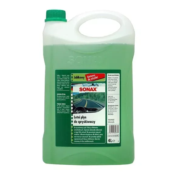 Омивач скла літній 4 л SONAX - яблуко (261405)