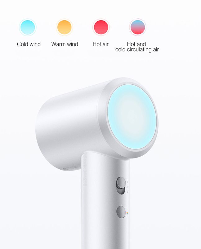 Фен Xiaomi Mijia High Speed Hair Dryer H501 SE White + (перехідник на EU розетку) (GSH509LFW)
