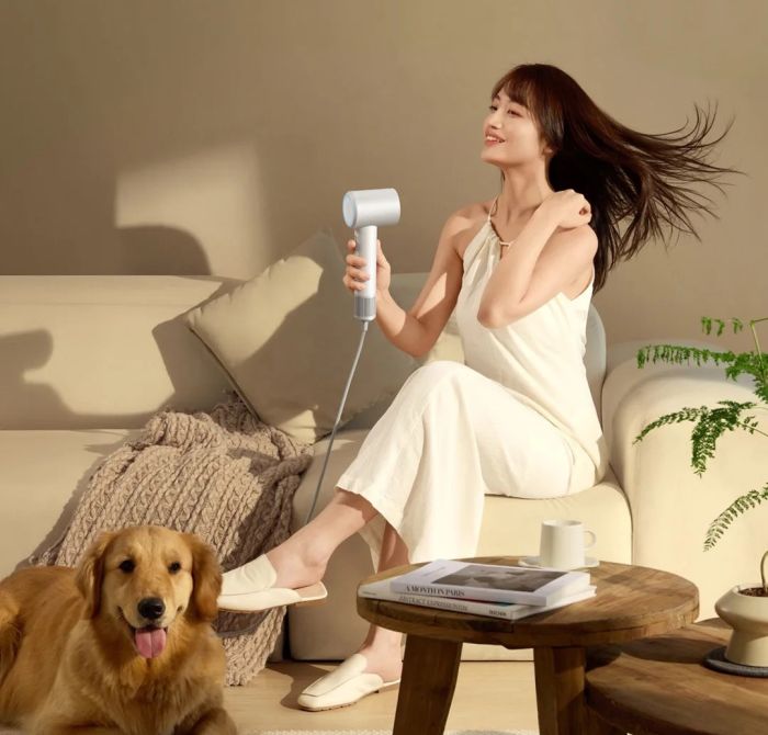 Фен Xiaomi Mijia High Speed Hair Dryer H501 SE White + (перехідник на EU розетку) (GSH509LFW)
