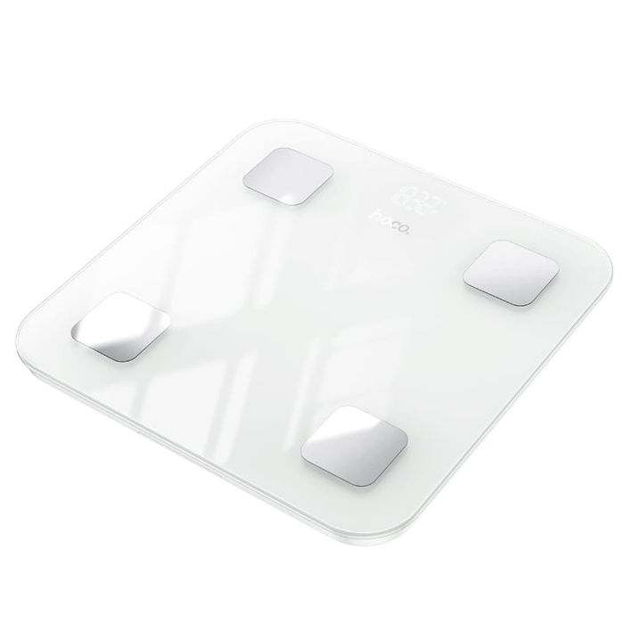 Ваги підлогові HOCO HI21 Smart body fat scale White (6942007624121)