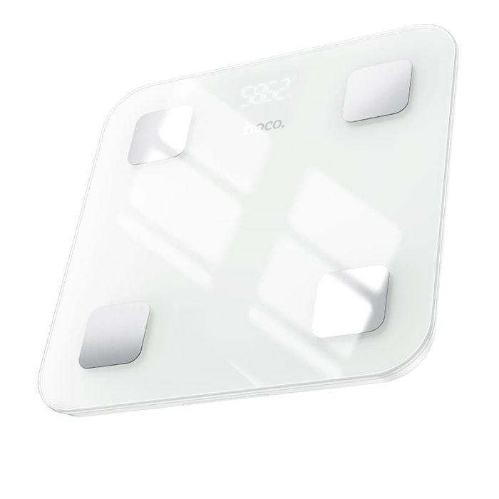 Ваги підлогові HOCO HI21 Smart body fat scale White (6942007624121)