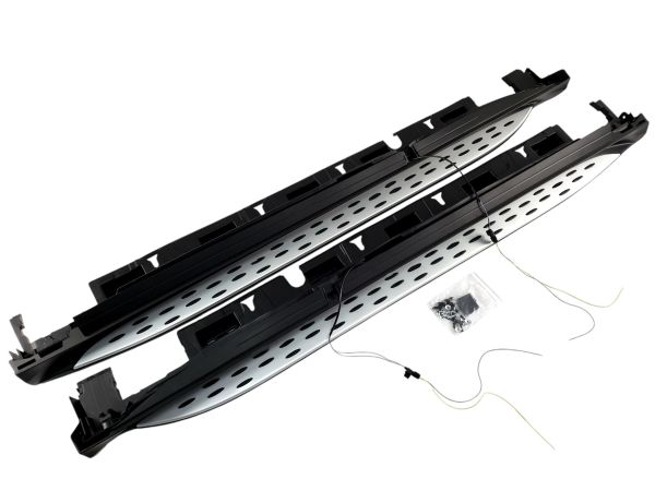 Подножки (с подсветкой) на Mercedes-Benz GLE-Class Coupe C292 2015-2019 года