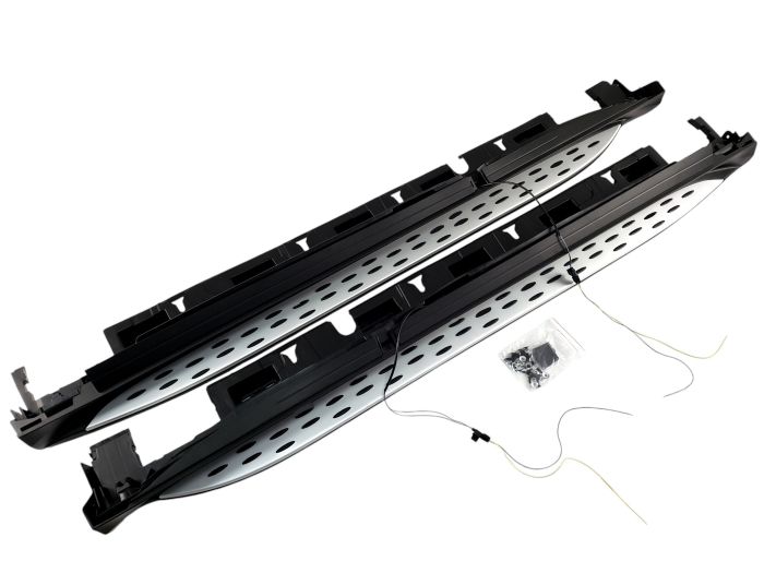 Подножки (с подсветкой) на Mercedes-Benz GLE-Class Coupe C292 2015-2019 года