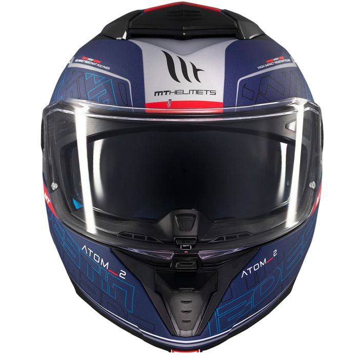 Мотошолом MT ATOM 2 SV DESTINY C7 Matt Blue M