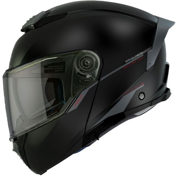 Мотошолом MT ATOM 2 SV Solid A1 Matt Black M