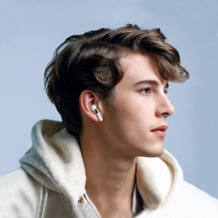 Бездротові навушники TWS HOCO EW72 Lite Soar, touch screen, White (6942007651004)