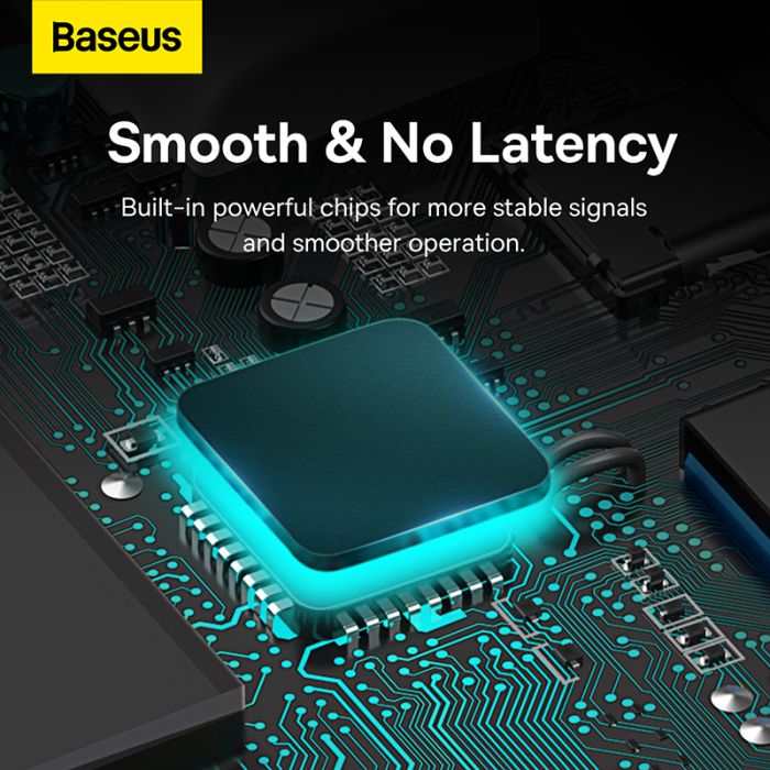 USB-хаб Baseus Lite Series 4-Port Type-C HUB Adapter (Type-C to USB 3.0*4) 25cm Black (WKQX030301)