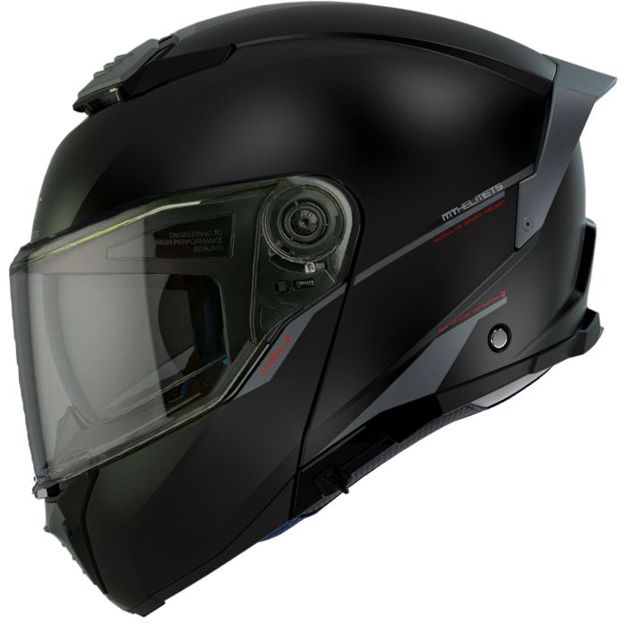 Мотошолом MT ATOM 2 SV Solid A1 Gloss Black S