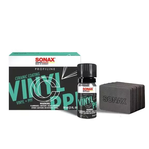 Керамічне захисне покриття для вінілових та полімерних плівок автомобіля 50 мл SONAX PROFILINE Ceramic Coating CC Vinyl+PPF (279000)