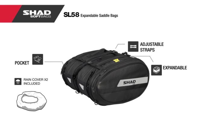 Бічні сумки SHAD SL58