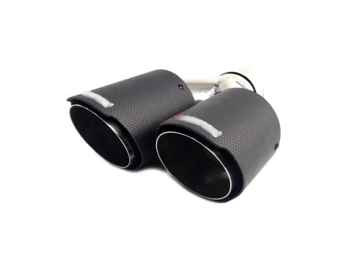 Насадки на выхлоп Carbon ( матовый ) 54mm To 76mm ( двойная Y ) на Akrapovič Akrapovič