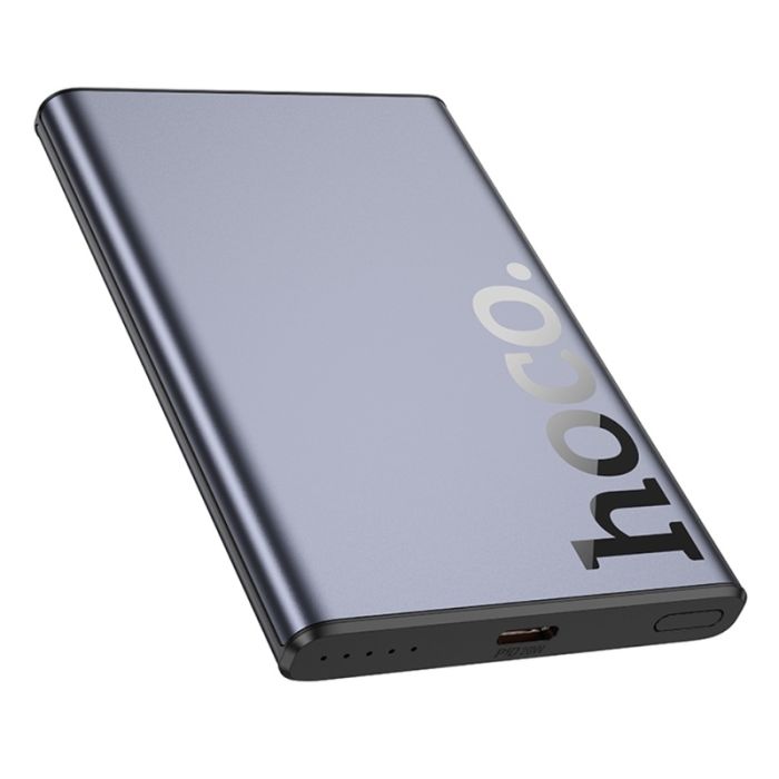 Зовнішній акумулятор HOCO Q32 Bird PD20W wireless magnetic power bank(5000mAh) Metal Gray (6942007634076)