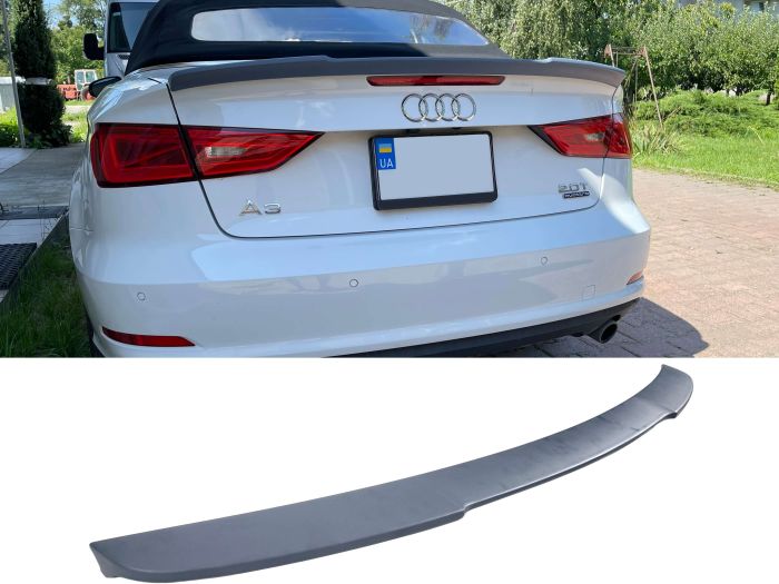 Спойлер Под покраску (стиль RS3) на AUDI A3 8V 2012-2016 года