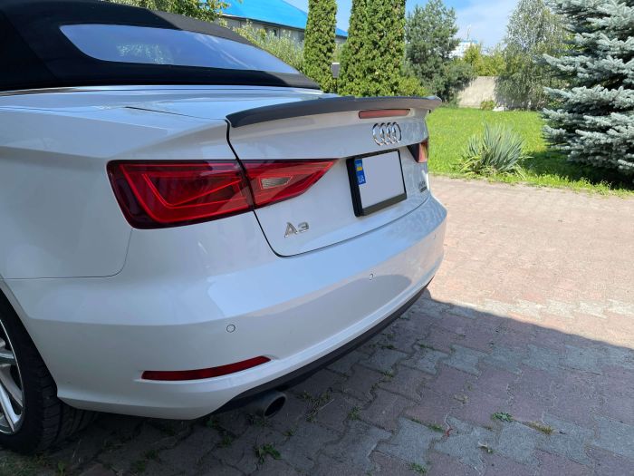 Спойлер Под покраску (стиль RS3) на AUDI A3 8V 2012-2016 года