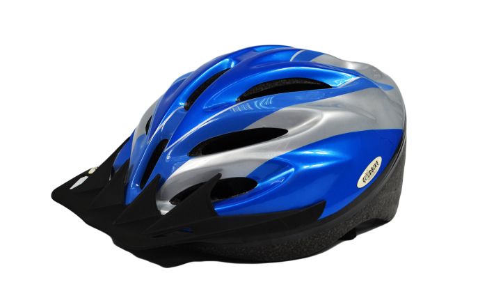 Шолом велосипедний "GOOD BIKE" M 56-58 см сіро/синій (88854/6-IS)