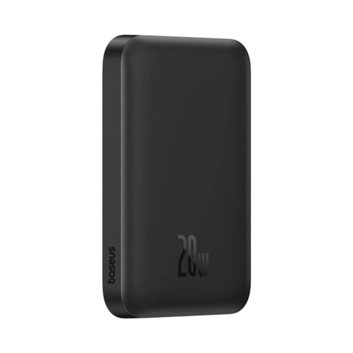 Зовнішній акумулятор Baseus Magnetic Mini Air Wireless Fast Charge Power Bank 6000mAh 20W Cluster Black（With Simple Series Charging Cable Type-C to (P10059002113-00)