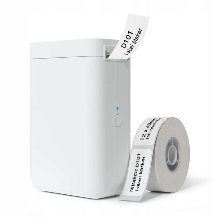 Термопринтер для друку наклейок NIIMBOT D101 White (A1A88628624) (A1A88628624)