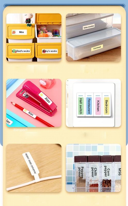 Термопринтер для друку наклейок NIIMBOT D101 White (A1A88628624) (A1A88628624)