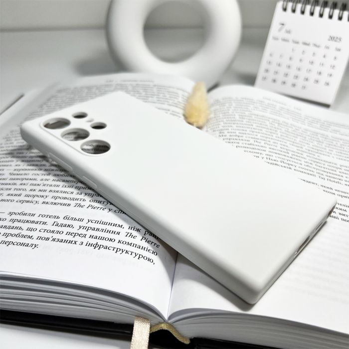 Чохол для смартфона Cosmic Silicone Case AA for Samsung Galaxy S24 Ultra White (CosSilSAS24UWhite)