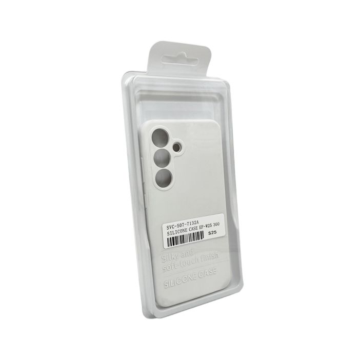 Чохол для смартфона Cosmic Silicone Case AA for Samsung Galaxy S25 White (CosSilSAS25White)