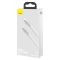 Кабель Baseus Cafule Series Metal Data Cable Type-C to Type-C 100W 1m White (CATJK-C02)