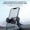 Автотримач для телефона Baseus Steel Cannon pro Solar Electric Car Mount Black (SUGP010001)