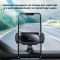 Автотримач для телефона Baseus Steel Cannon pro Solar Electric Car Mount Black (SUGP010001)