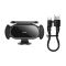 Автотримач для телефона Baseus Steel Cannon pro Solar Electric Car Mount Black (SUGP010001)