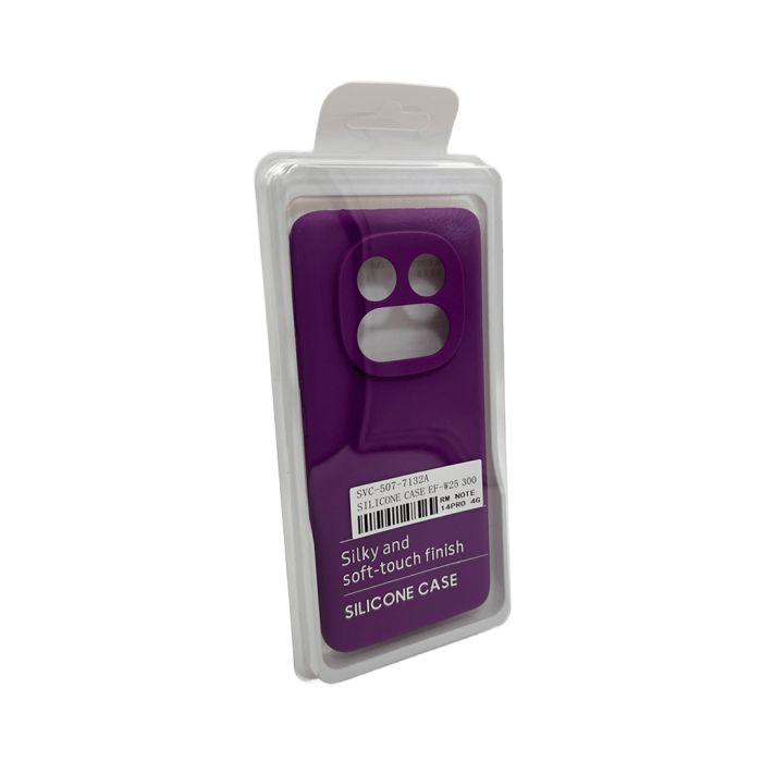 Чохол для смартфона Cosmic Silicone Case AA for Xiaomi Redmi Note 14 Pro 4G Purple (CosSilXiNo14PPurple)