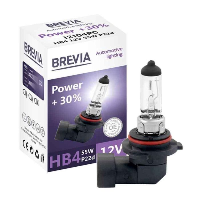 Галогеновая лампа HB4 Brevia Power (12104PC)