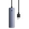 USB-хаб Baseus UltraJoy Series 4-Port  HUB Lite 50cm Space Grey（USBA to USB3.0*4+Type-C5V） (B0005280B811-01)