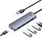 USB-хаб Baseus UltraJoy Series 4-Port  HUB Lite 50cm Space Grey（USBA to USB3.0*4+Type-C5V） (B0005280B811-01)