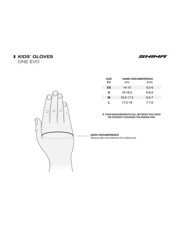 Моторукавички дитячі Shima One EVO KIDS Black S