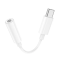 Аудіокабель HOCO LS35 Type-C to 3.5mm female, ABS, 0.08m, White (6931474790767)