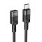 Кабель подовжувач HOCO U107 Type-C Male to Type-C Female USB2.0 extension cable(L=1.2m) Black (6931474789990)