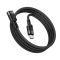 Кабель подовжувач HOCO U107 Type-C Male to Type-C Female USB2.0 extension cable(L=1.2m) Black (6931474789990)