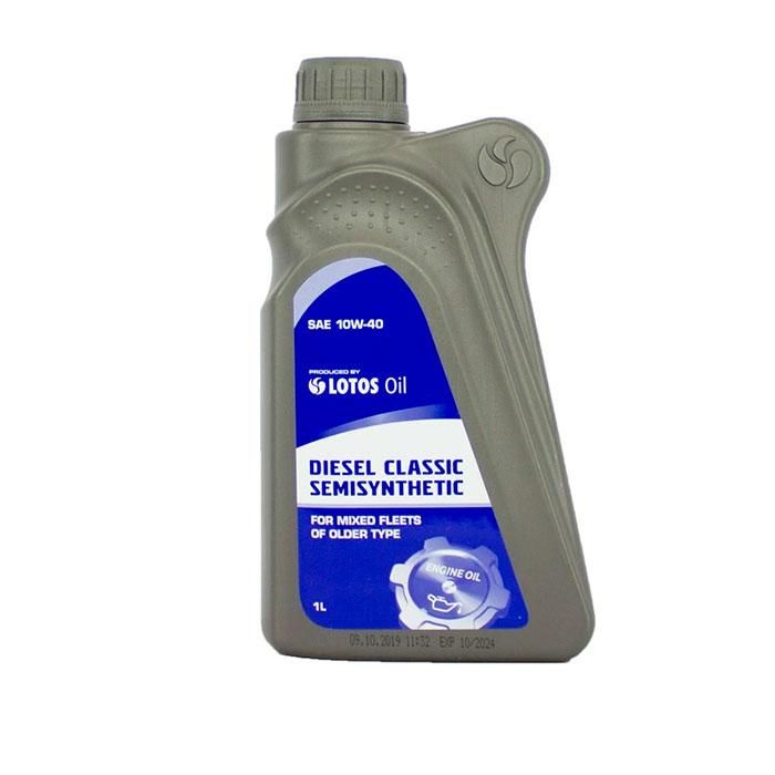 Олива моторна напівсинтетична LOTOS 10W-40 DIESEL CLASSIC SEMISYNTETIC CE/SF 1л
