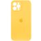 Чохол для смартфона Silicone Full Case AA Camera Protect for Apple iPhone 12 Pro Max 56,Sunny Yellow (FullAAi12PM-56)