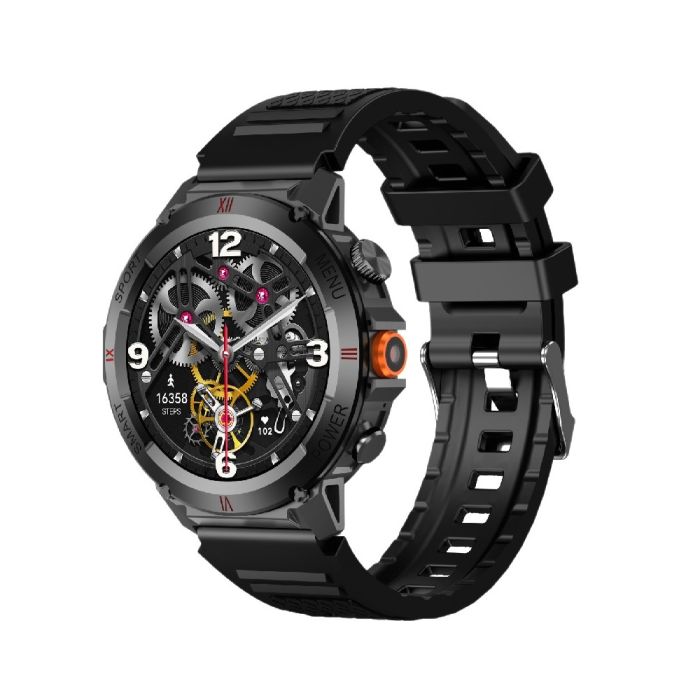 Смарт-годинник IWO X22 1.46". 330 mAh, IP68 Black (IWOX22SGR)