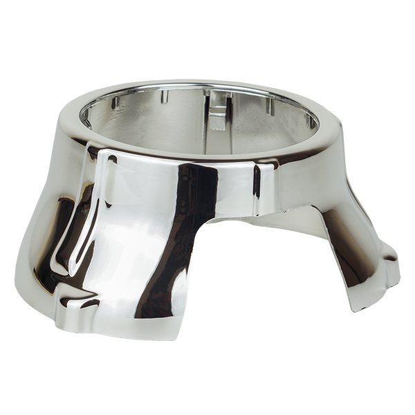 Маска декоративна для автомобільних фар DriveX MS A-106 3.0" Silver White з вбудованою підсвіткою