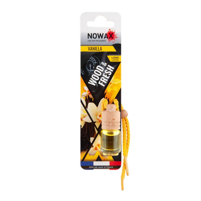 Ароматизатор автомобильный деревянный Nowax Wood&Fresh Ваниль 5мл (NX07713)