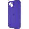 Чохол для смартфона Silicone Full Case AA Camera Protect for Apple iPhone 14 22,Dark Purple (FullAAi14-22)