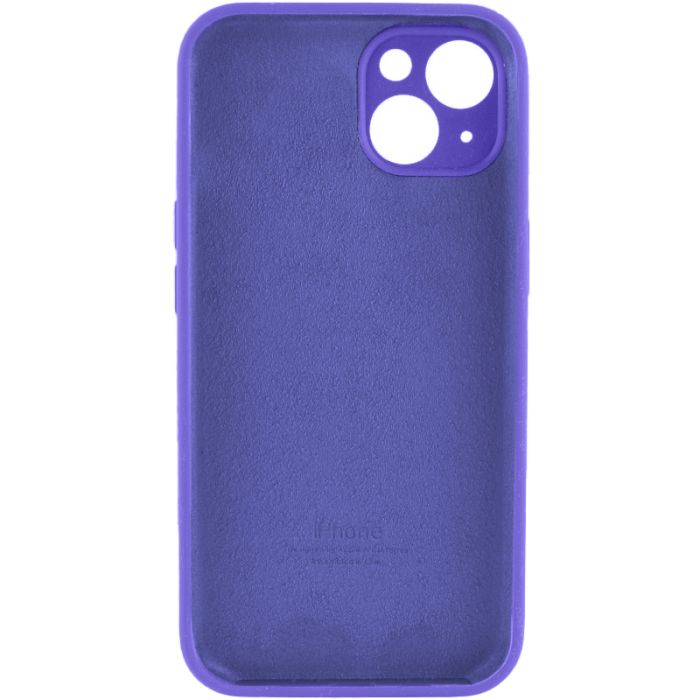 Чохол для смартфона Silicone Full Case AA Camera Protect for Apple iPhone 14 22,Dark Purple (FullAAi14-22)