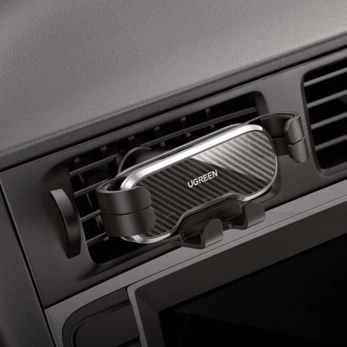 Автотримач для телефона UGREEN LP228 Gravity Drive Air Vent Car Mount Phone Holder Black (UGR-80539)