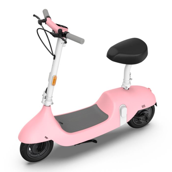 Електросамокат з сидінням OKAI Ceetle PRO EA10C Pink 10', 350(900)W, 25Km/h, 10.4Ah, 55Km, 20%, NFC, App.29kg (EA10C-P)