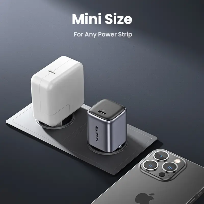 Мережевий зарядний пристрій UGREEN CD318 Nexode mini 20W Charger EU (UGR-90664) (UGR-90664)