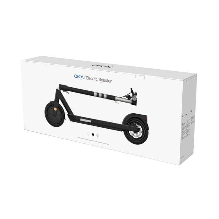 Електросамокат OKAI ES10-NEON Lite Black 9", 300(600)W, 7.8Ah, 30km, 25km\h, 20%, NFC, App,15kg (ES10-B)