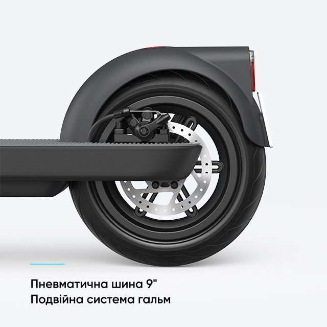 Електросамокат OKAI ES10-NEON Lite Black 9", 300(600)W, 7.8Ah, 30km, 25km\h, 20%, NFC, App,15kg (ES10-B)