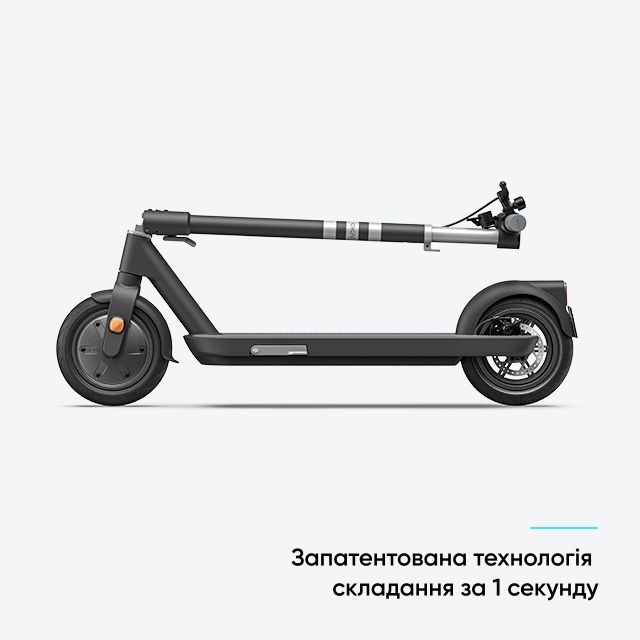Електросамокат OKAI ES10-NEON Lite Black 9", 300(600)W, 7.8Ah, 30km, 25km\h, 20%, NFC, App,15kg (ES10-B)
